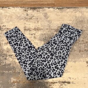 Heart Leopard Print butter soft Leggings